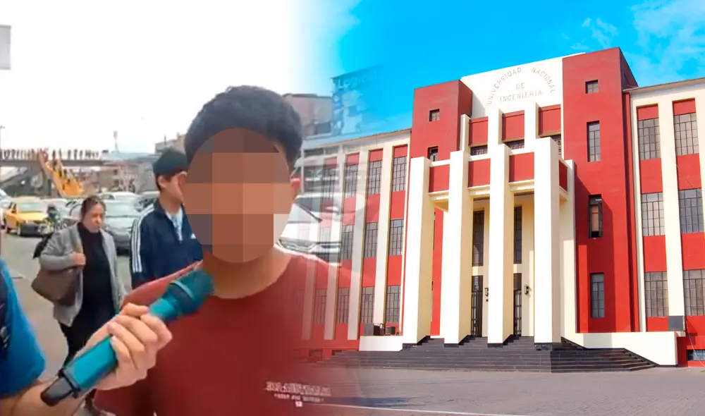 El joven estudiante comparó el nivel de matemáticas de su colegio con la UNI. Foto: composición LR/UNI El joven estudiante comparó el nivel de matemáticas de su colegio con la UNI. Foto: composición LR/UNI