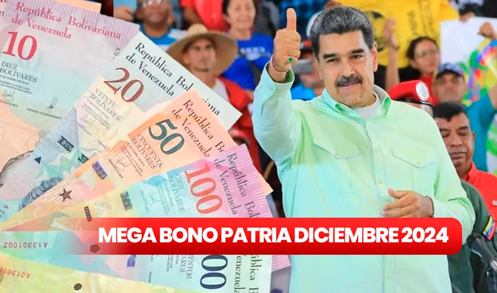 El Mega Bono Patria es el primer pago del Bono de Guerra Económica. Foto: composición LR/CNN/Prensa Presidencial