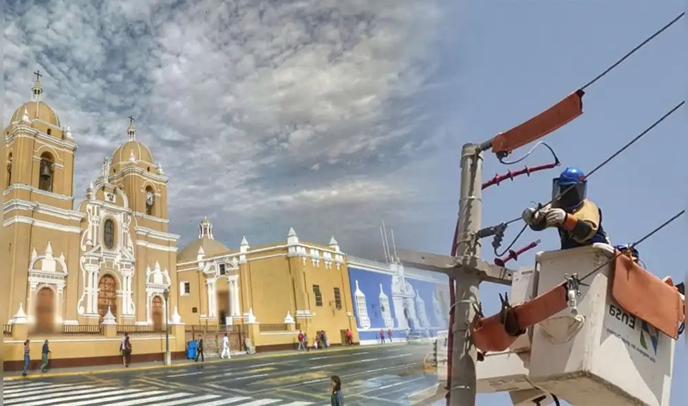 Cortes de luz afectarán a diversos distritos de Trujillo y La Libertad. Foto: composición LR/Claudia Beltrán/RPP Cortes de luz afectarán a diversos distritos de Trujillo y La Libertad. Foto: composición LR/Claudia Beltrán/RPP