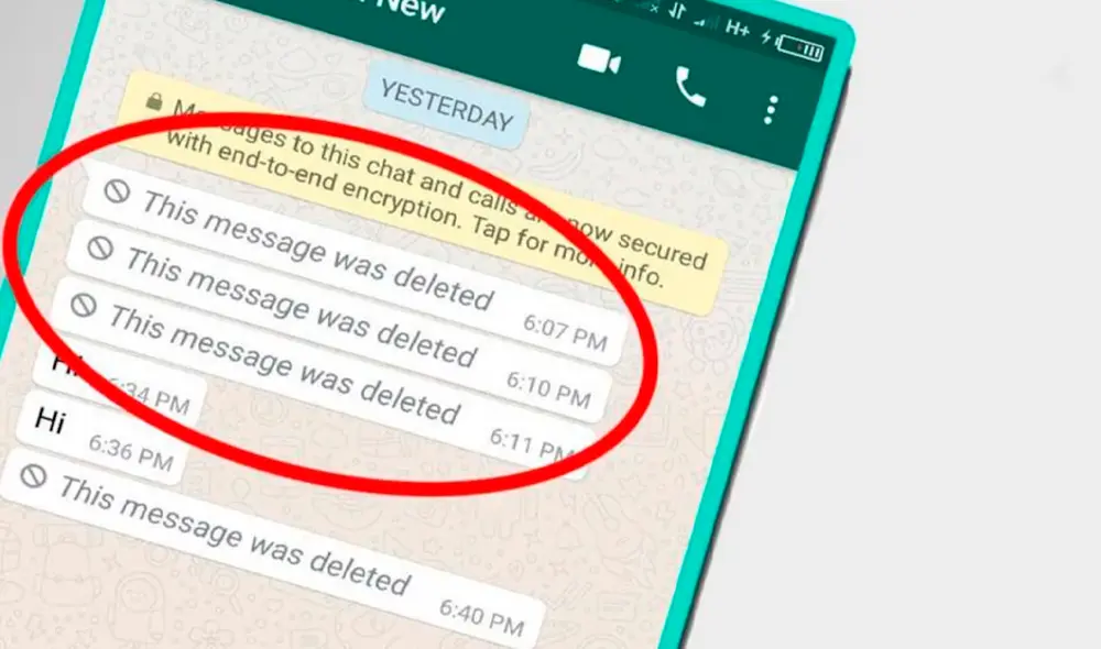 No hay forma de restaurar un mensaje eliminado de WhatsApp directamente desde la aplicación. Foto: difusión