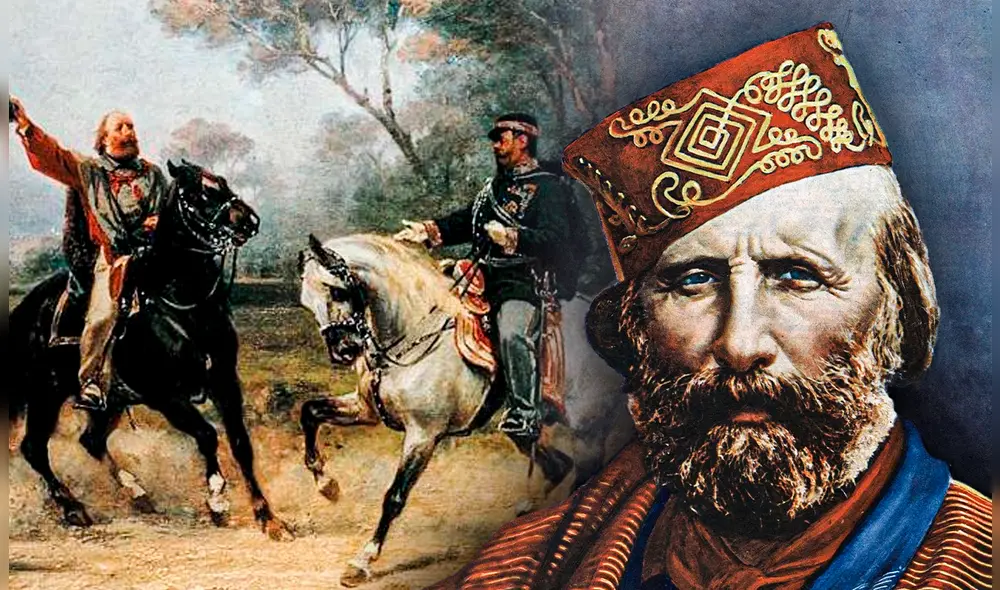 Giuseppe Garibaldi fue un destacado militar y líder revolucionario en Italia y Sudamérica. Foto: Composición LR/National Geographic/Meisterdrucke.
