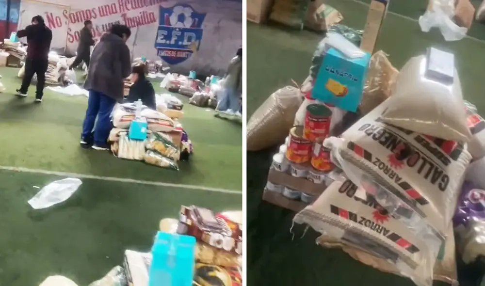 "Eso sí son canastas navideñas", resaltaron usuarios en clip viral. Foto: composición LR/ TikTok