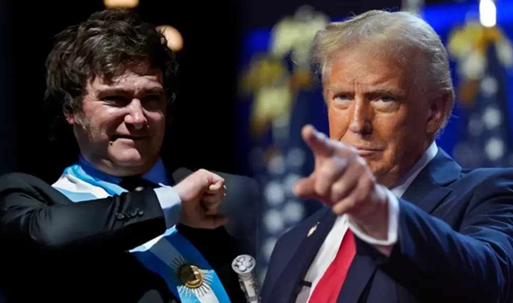 Javier Milei busca una alianza estratégica con Estados Unidos. Foto: composición Ariana Espinoza/LR Javier Milei busca una alianza estratégica con Estados Unidos. Foto: composición Ariana Espinoza/LR