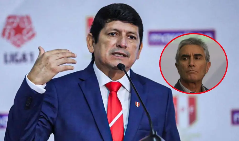 Agustín Lozano es presidente de la FPF desde 2018, cuando Juan Carlos Oblitas ya estaba trabajando ahí. Foto: composición LR/difusión Agustín Lozano es presidente de la FPF desde 2018, cuando Juan Carlos Oblitas ya estaba trabajando ahí. Foto: composición LR/difusión