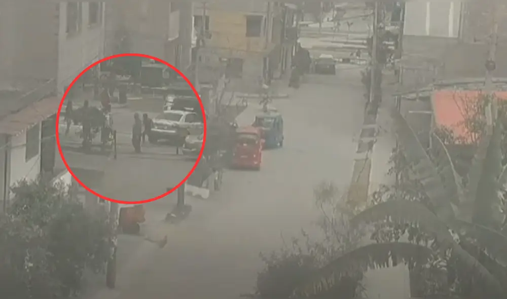 Imágenes confirmaron la forma en la que este menor fue embestido por auto. Foto: RPP Noticias