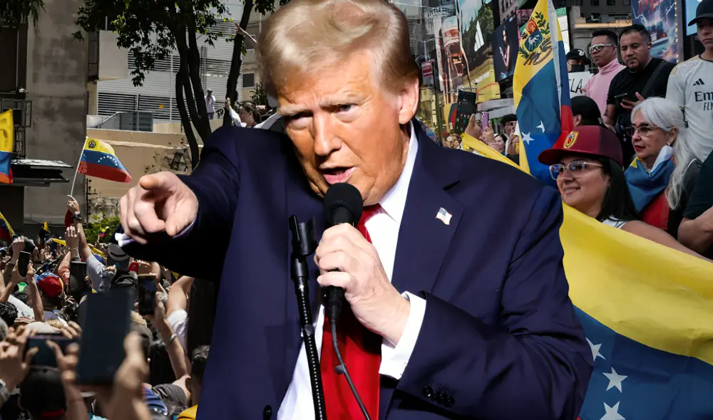 Los inmigrantes venezolanos han pedido a Donald Trump que enfoque su atención en la crisis política de Venezuela, liderada por Nicolás Maduro. Foto: composición LR/El País Los inmigrantes venezolanos han pedido a Donald Trump que enfoque su atención en la crisis política de Venezuela, liderada por Nicolás Maduro. Foto: composición LR/El País