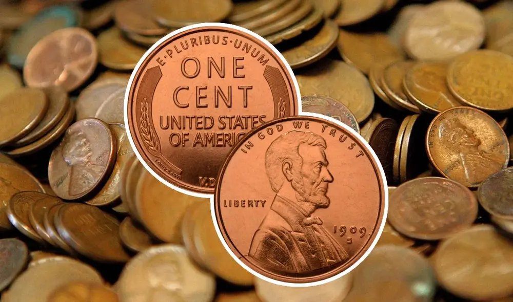 El valor del centavo 1909-S VDB puede variar enormemente según su condición y grado de conservación. Foto: composición LR/ USA coin Book/ Amazon El valor del centavo 1909-S VDB puede variar enormemente según su condición y grado de conservación. Foto: composición LR/ USA coin Book/ Amazon