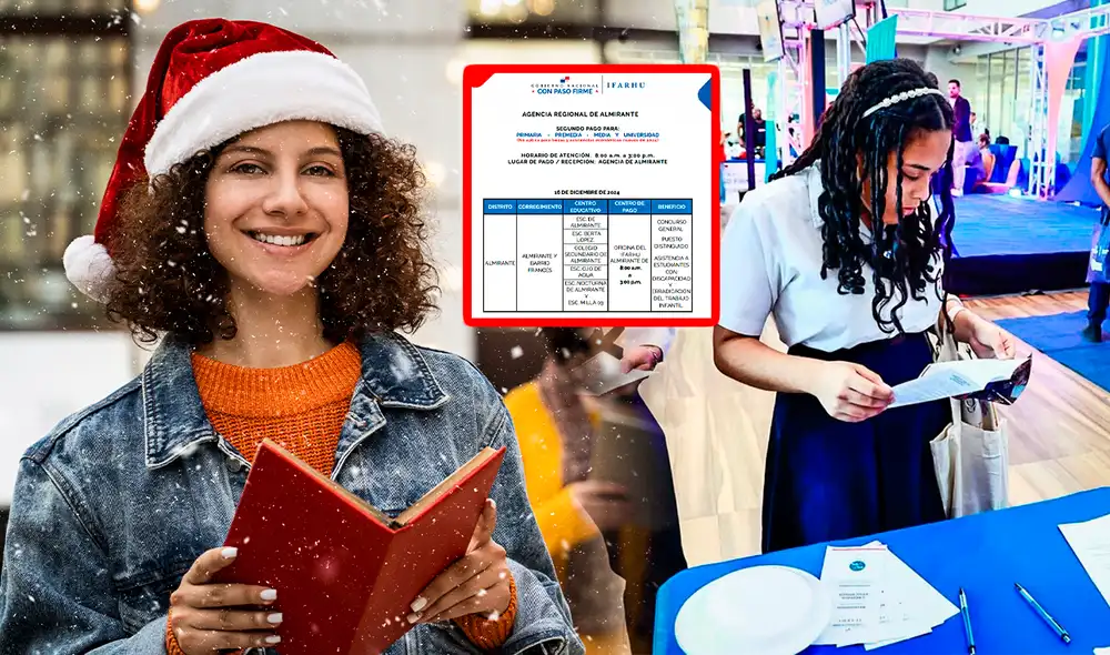 Los nuevos pagos del Ifarhu se extenderán hasta finales de diciembre en Panamá. Foto: composición LR/Freepik/Ifarhu