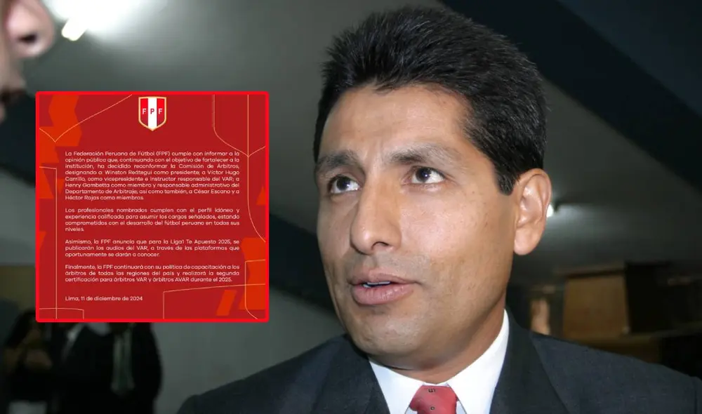 Winston Reátegui es el nuevo presidente de la Conar. Foto: composición LR/archivo GLR/La Bicolor/X Winston Reátegui es el nuevo presidente de la Conar. Foto: composición LR/archivo GLR/La Bicolor/X