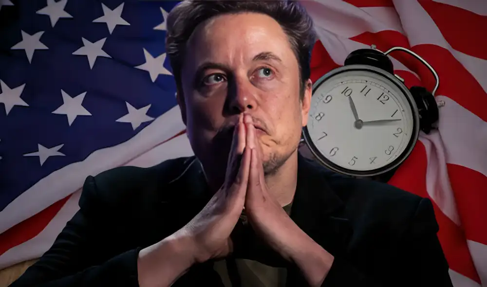 Elon Musk aprovechará la creciente desaprobación del horario de verano para impulsar un cambio definitivo. Foto: composición LR/difusión Elon Musk aprovechará la creciente desaprobación del horario de verano para impulsar un cambio definitivo. Foto: composición LR/difusión