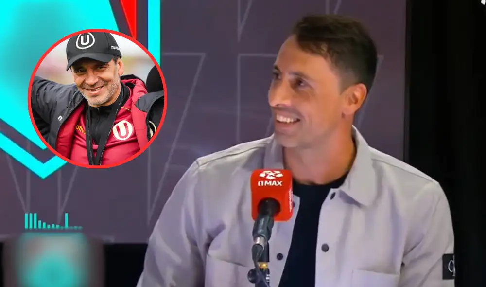 El arquero de Universitario, Sebastián Britos, dedicó elogios al actual director técnico del equipo. Foto: Composición LR.