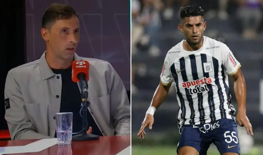 Sebastián Britos renovó con Universitario hasta fines del 2025. Foto: composición LR/captura de L1 MAX/Luis Jiménez/La República