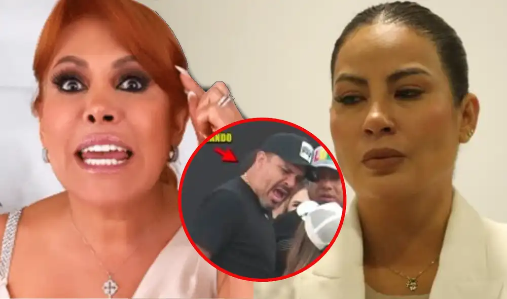 Magaly Medina mandó fuerte mensaje a Pamela López y criticó actitud de Luis Fernando. Foto: composición LR/ATV