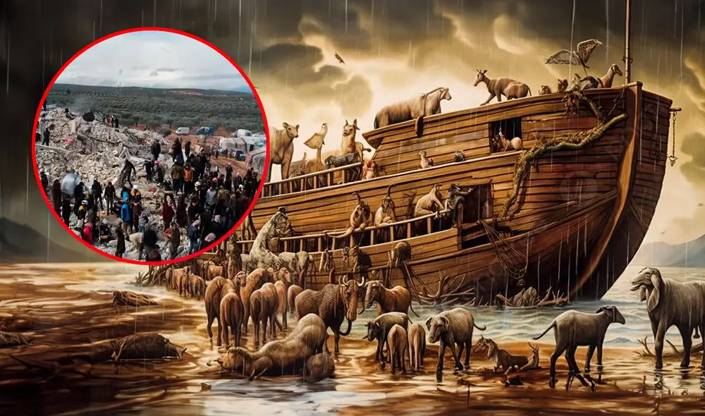 La historia del Arca de Noé, una de las narrativas más célebres de la biblia. Foto: composición LR/X La historia del Arca de Noé, una de las narrativas más célebres de la biblia. Foto: composición LR/X