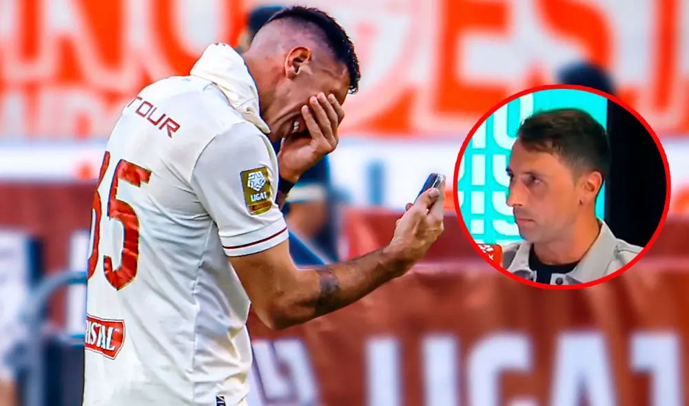 Sebastián Britos y Diego Dorregaray concentraban juntos en Universitario. Foto: composición LR/captura de L1 Max/Diego Saavedra