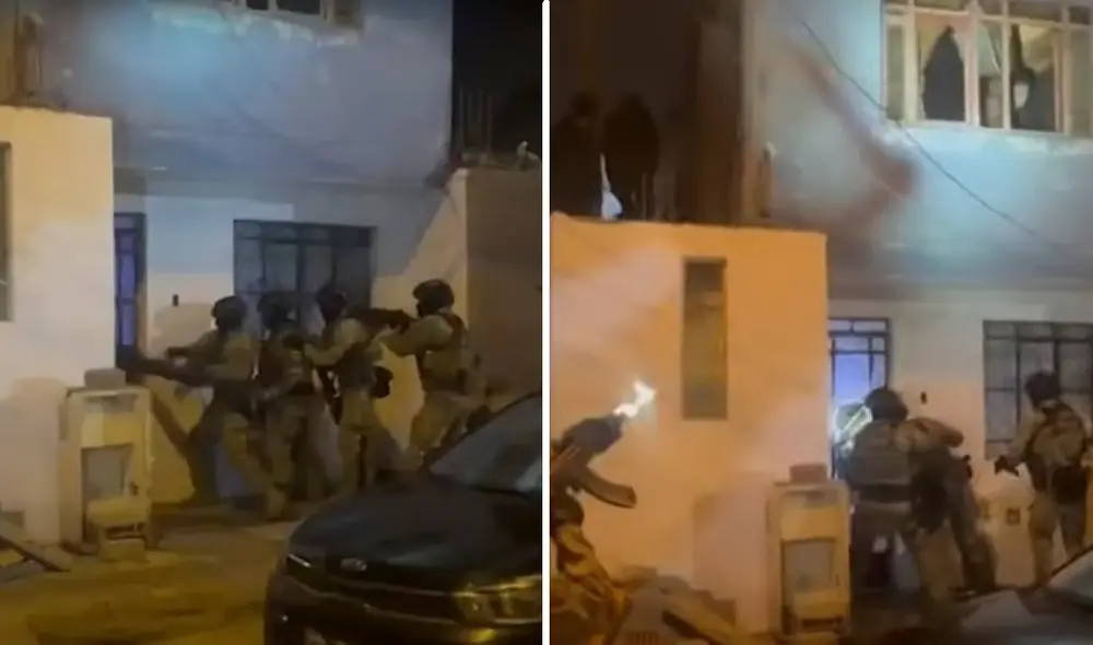 La intervención incluyó el allanamiento de tres viviendas como parte de la invetigación. Foto: Captura / Panamericana