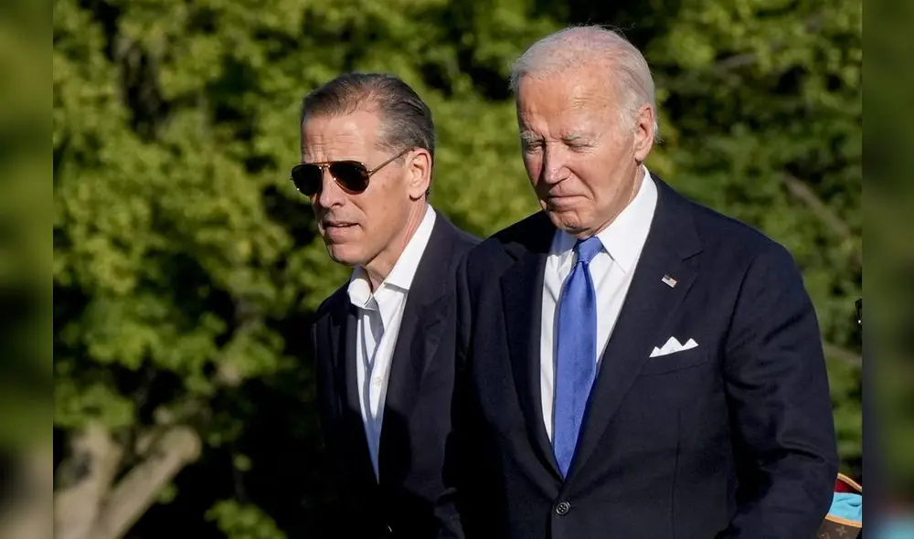 El presidente de USA ha generado tensión entre los norteamericanos al indultar a su hijo. Foto: Composición LR/Cadena Política El presidente de USA ha generado tensión entre los norteamericanos al indultar a su hijo. Foto: Composición LR/Cadena Política
