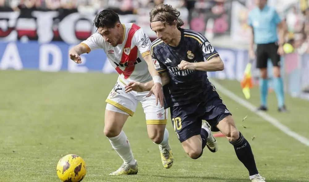 El último Real Madrid vs Rayo Vallecano se dio a inicios de 2024 por la temporada anterior de LaLiga y terminó igualado 1 a 1. Foto: EFE