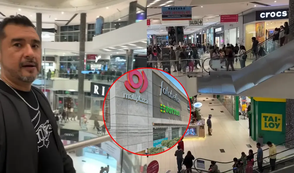 Venezolano quedó impresionado por la cantidad de gente en el Mall de Comas. Foto: composición LR/Oswarditox y Papá Pituco
