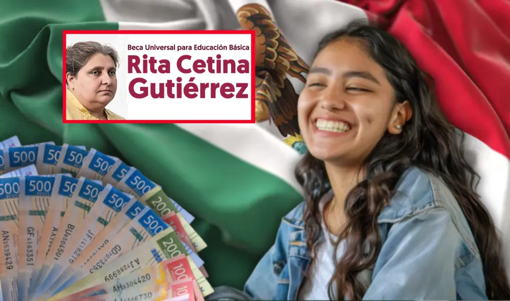 La Beca Universal para Educación Básica "Rita Cetina Gutiérrez" es una ayuda para estudiantes. Foto: composición LR/Freepik/RCG