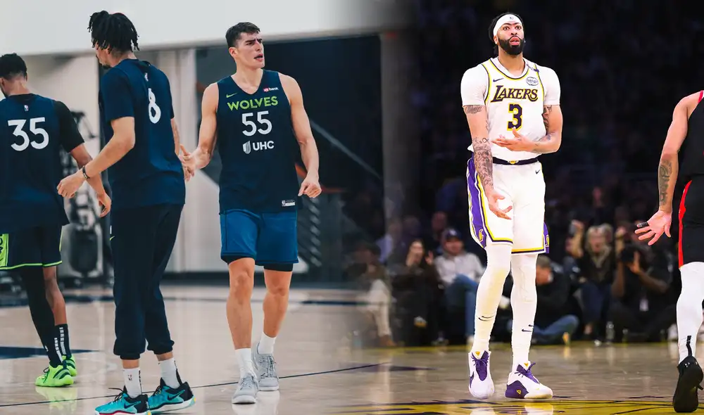 Los Lakers y Timberwolves se enfrentan en un partidazo por la temporada 2024-25 de la NBA. Foto: composición LR/X