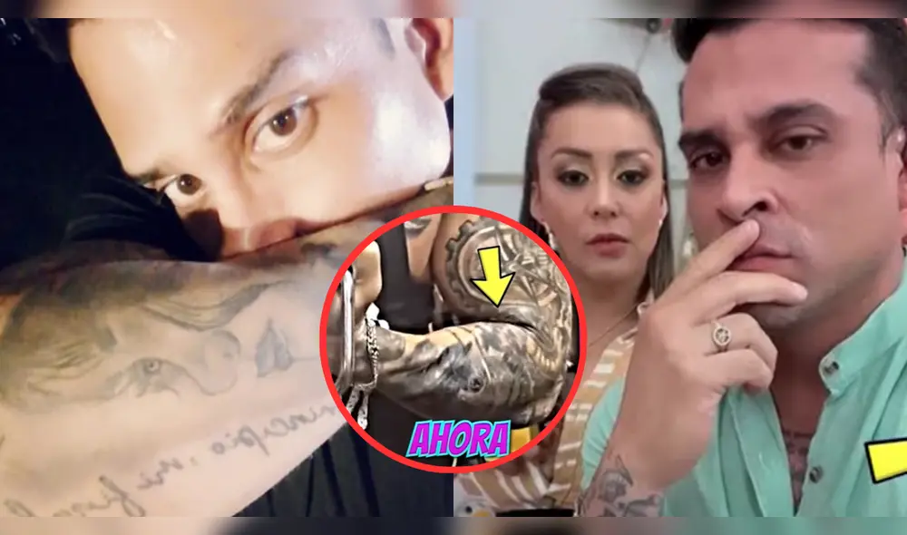 Christian Domínguez comienza a borrar el tatuaje de Pamela Franco, ¿un paso hacia su reconciliación con Karla Tarazona? Foto: Composición LR/Willax/Instagram