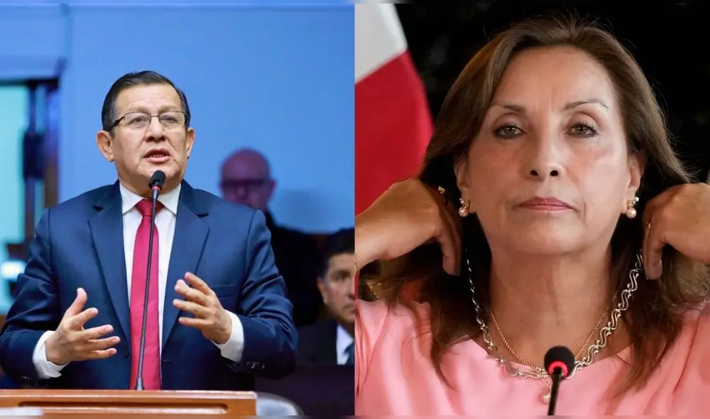 Eduardo Salhuana, presidente del congreso, aseguró que buscará como rectificar la disposición promulgada por Boluarte | Composición: LR.