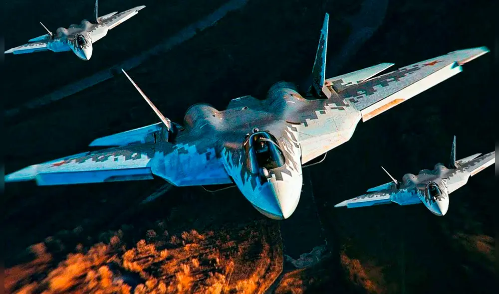 El Su-57 está listo para impresionar en el Airshow China 2024, destacando su capacidad para superar sistemas de defensa aérea occidentales como el Patriot. Foto: USAF.