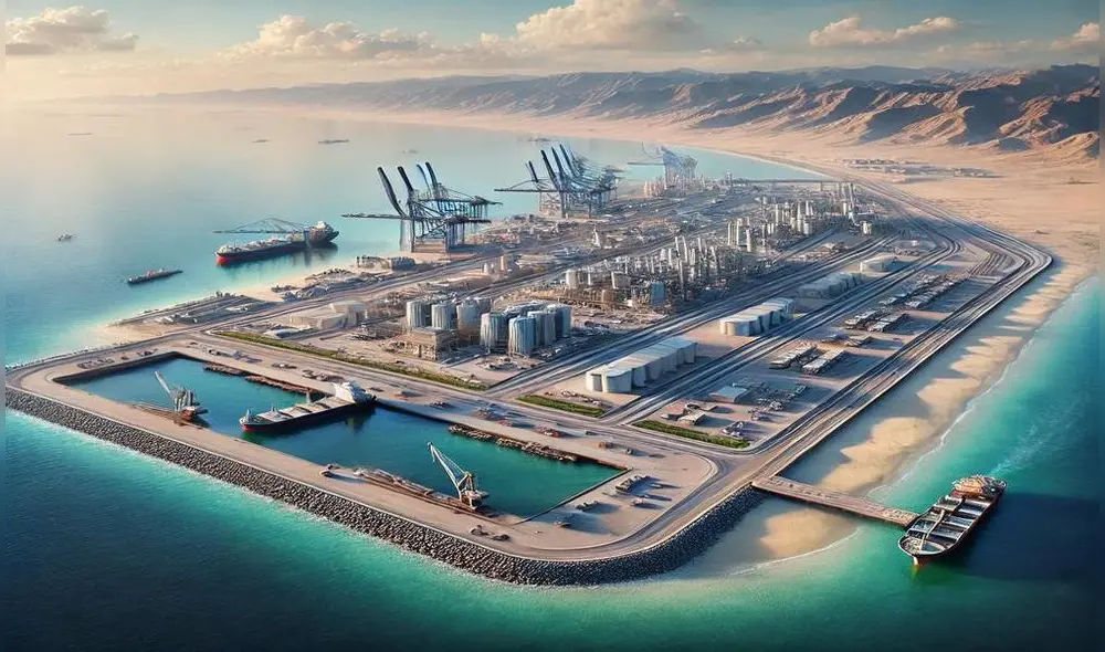 Los impulsores del megapuerto señalan que podría movilizar las mercancías de Brasil. Foto: ChatGPT/La República