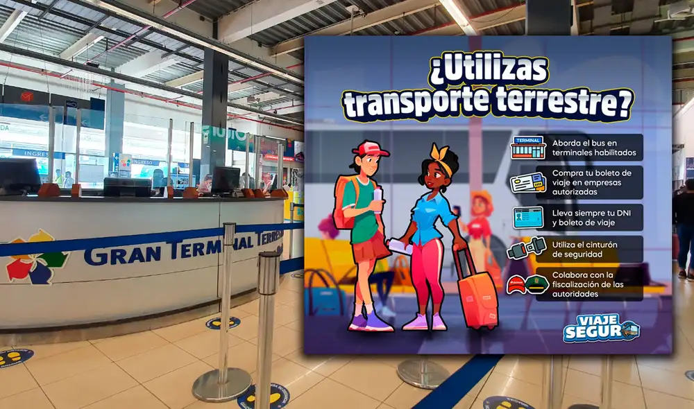 Aborda el bus interprovincial en terminales habilitados. Foto: composición LR/Sutrán