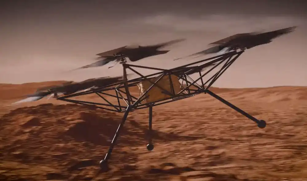 Choper ha sido construido inspirado en Ingenuity. Foto: NASA