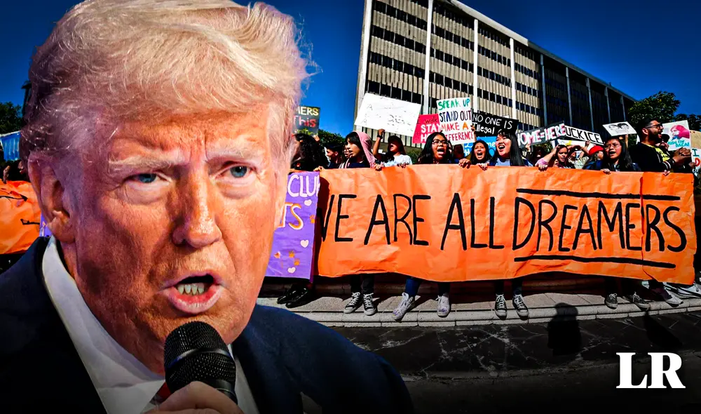 En una entrevista para NBC, Trump resaltó la intención de proteger a los 'Dreamers' en Estados Unidos. Foto: Composición LR