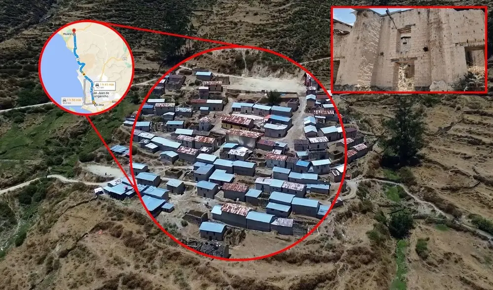 San Salvador de Pampas, un pueblo de Huaral que llegó a albergar a 800 personas, fue abandonado principalmente debido a las condiciones climáticas extremas y las dificultades para la agricultura. Foto: composición LR