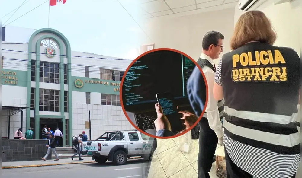 Agentes de la Policía en Arequipa investigan caso de estafa contra empresario farmacéutico. Foto: composición LR/Claudia Beltrán/RPP