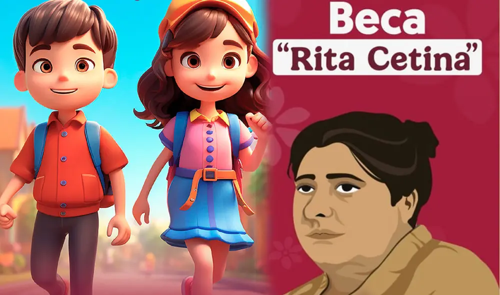 La Beca Rita Cetina empezará a entregarse este 2025 para todo el nivel básico de educación. Foto: composición LR / SEP