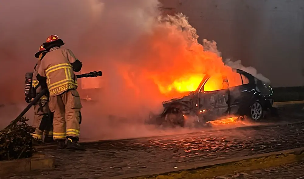 Incendio en bajada Balta