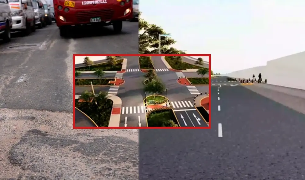 Obras de renovación en las principales avenidas del Callao/Composición LR/Foto: Municipalidad del Callao