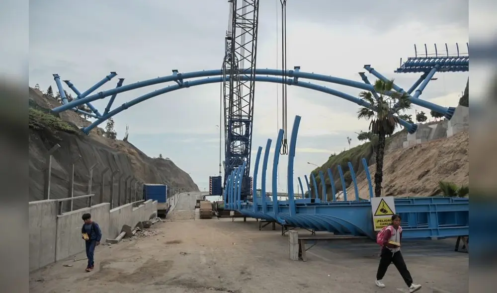 Paralizado. Las obras detenidas hace una semana serán retomadas por otro consorcio. Créditos: Miguel Vásquez. La República.