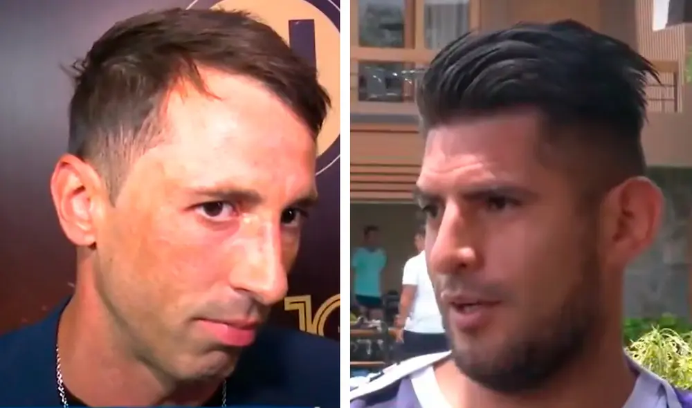 Carlos Zambrano reconoció que la jugada fue muy violenta y por eso le pidió disculpas a Sebastián Britos. Foto: composición LR/captura de L1 Max Carlos Zambrano reconoció que la jugada fue muy violenta y por eso le pidió disculpas a Sebastián Britos. Foto: composición LR/captura de L1 Max