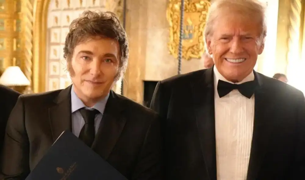 Javier Milei fue invitado por Trump a su asunción de presidente de Estados Unidos. Foto: France 24