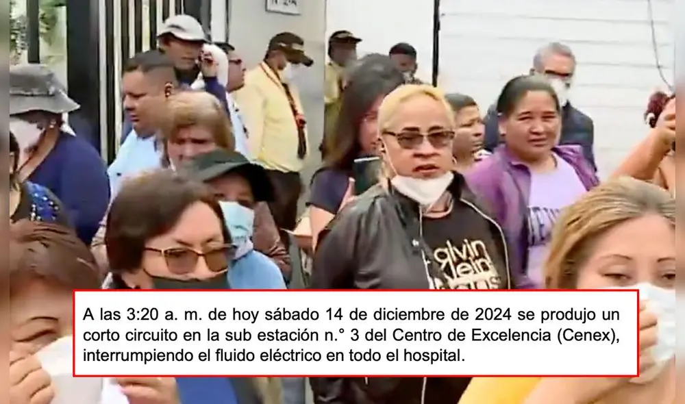 Imprevisto eléctrico en hospital fue solucionado alrededor de las 10 am. Foto: composición LR/captura FB oficial hospital Hipólito Unanue
