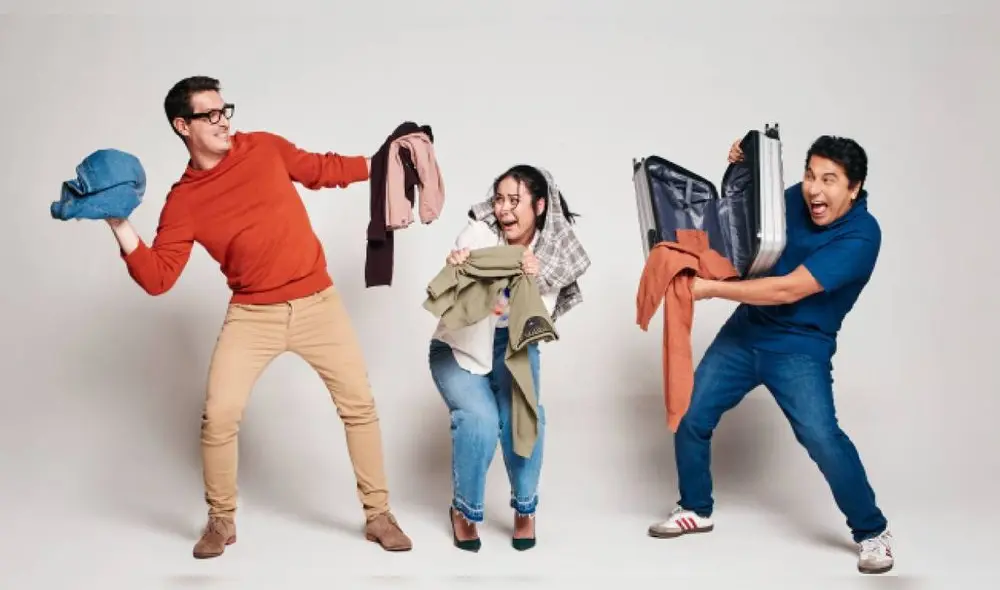 Magdyel Ugaz, Cristian Rivero y Armando Machuca protagonizan comedia teatral 'Una semana nada más'. Foto: difusión