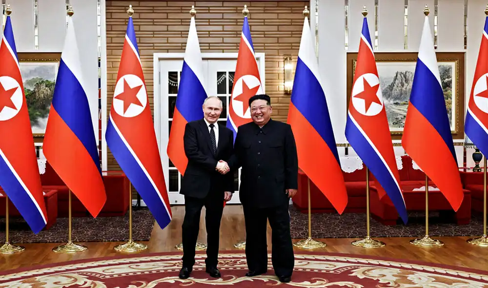 Zelenski advierte que el despliegue de tropas norcoreanas en Ucrania implica un cambio en la dinámica del conflicto. Foto: Sputnik/Gavriil Grigorov. Zelenski advierte que el despliegue de tropas norcoreanas en Ucrania implica un cambio en la dinámica del conflicto. Foto: Sputnik/Gavriil Grigorov.