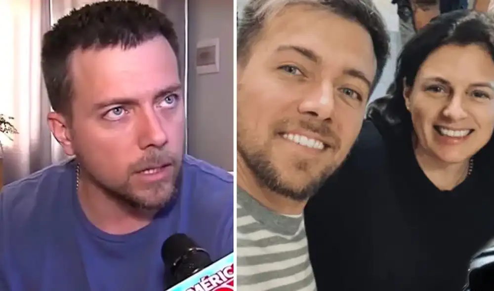 Julián Zucchi y Yiddá Eslava se vieron envueltos en una pelea pública. Foto: Composición LR/Captura América TV/difusión