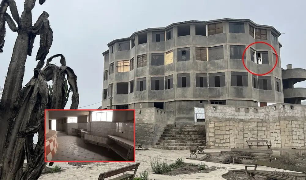 Esta mansión ubicada en los cerros de San Juan de Lurigancho lleva más de 20 años abandonada. Foto: composición LR/YouTube