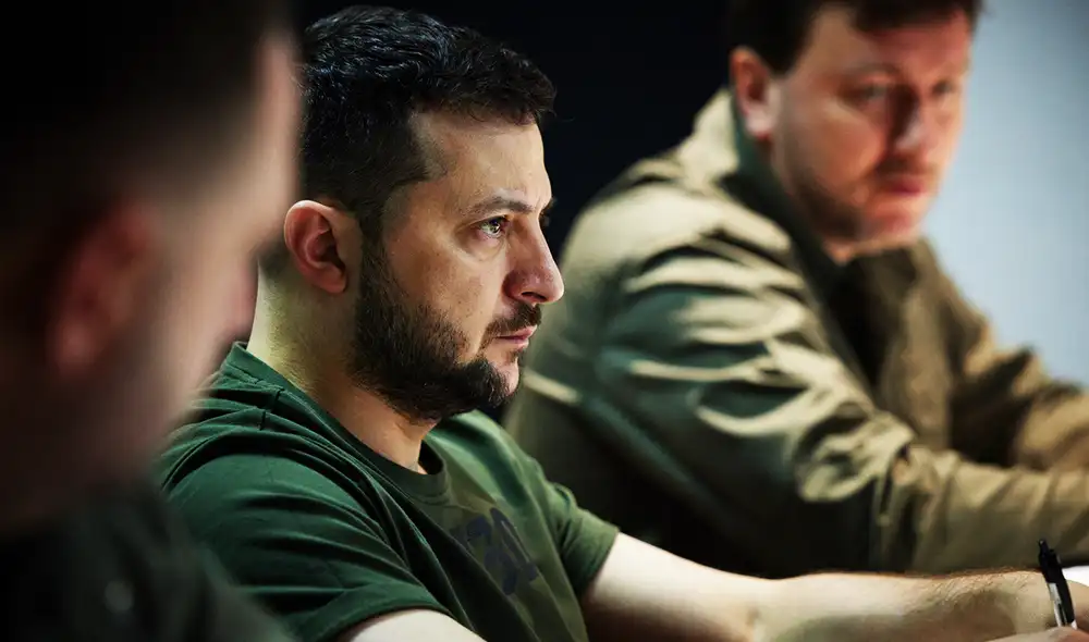 La Fuerza Aérea derribó 56 drones lanzados por Rusia, que fueron destruidos. Foto: AFP La Fuerza Aérea derribó 56 drones lanzados por Rusia, que fueron destruidos. Foto: AFP