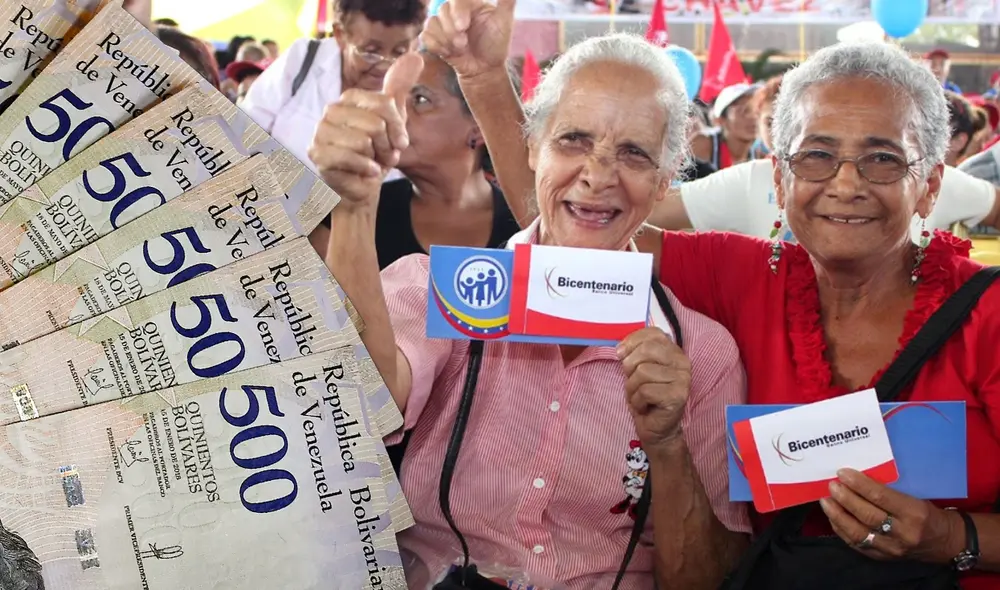 Los pensionados son los últimos en recibir el Bono de Guerra cada mes. Foto: composición LR/Gobierno de Venezuela/AFP
