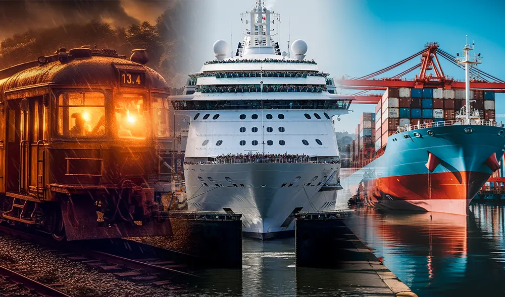 El Corredor Bioceánico Vial es uno de los 3 megaproyectos que competirá con el canal de Panamá. Foto: composición LR/Freepik/AFP El Corredor Bioceánico Vial es uno de los 3 megaproyectos que competirá con el canal de Panamá. Foto: composición LR/Freepik/AFP