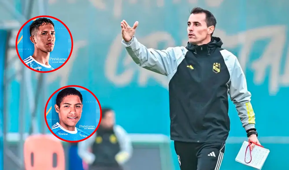 Guillermo Farré no podrá contar con Aldair Vásquez ni Joel Herrera para el 2025. Foto: composición de LR/Sporting Cristal Guillermo Farré no podrá contar con Aldair Vásquez ni Joel Herrera para el 2025. Foto: composición de LR/Sporting Cristal