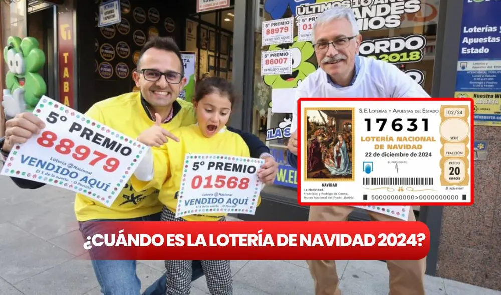 La Lotería de Navidad 2024 se celebra en España en diciembre en su modalidad el Gordo de Navidad. Foto: composición LR/ X La Lotería de Navidad 2024 se celebra en España en diciembre en su modalidad el Gordo de Navidad. Foto: composición LR/ X